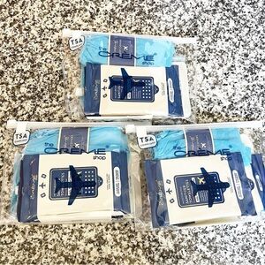 3 Sets of The Creme Shop TSA Compliant Travel Safety Essentials Kit - NEW